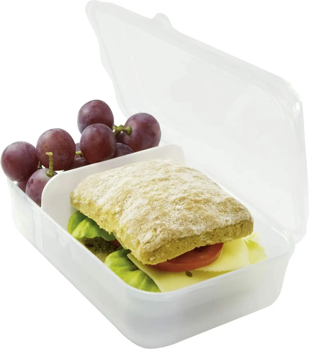 Rotho Fun Lunchbox met Verdeelschotje 0.9L - Blauw - afbeelding 3 van 4