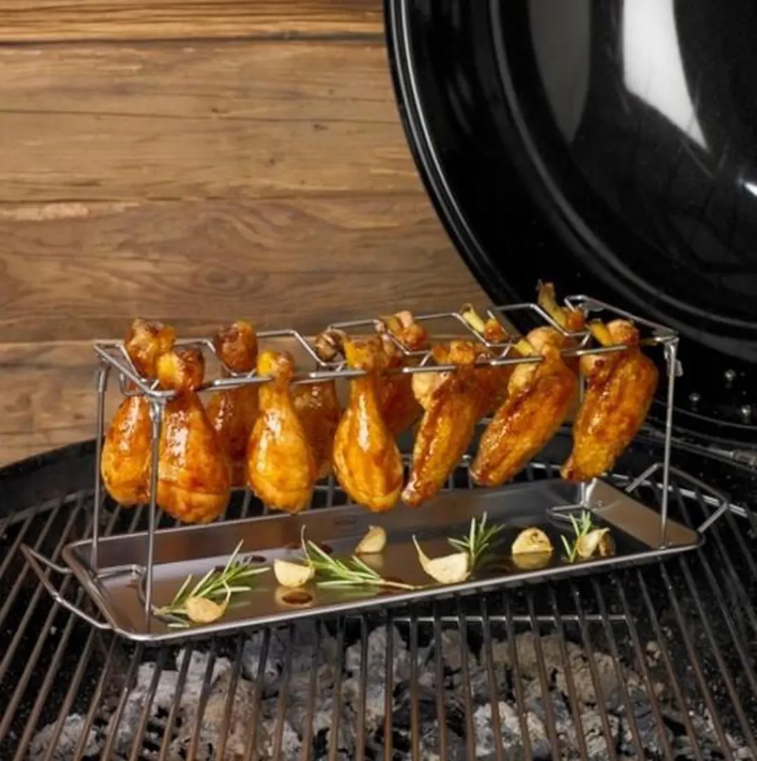 Rösle Barbecue Braadrek Kippenbouten - Zilver - afbeelding 3 van 3