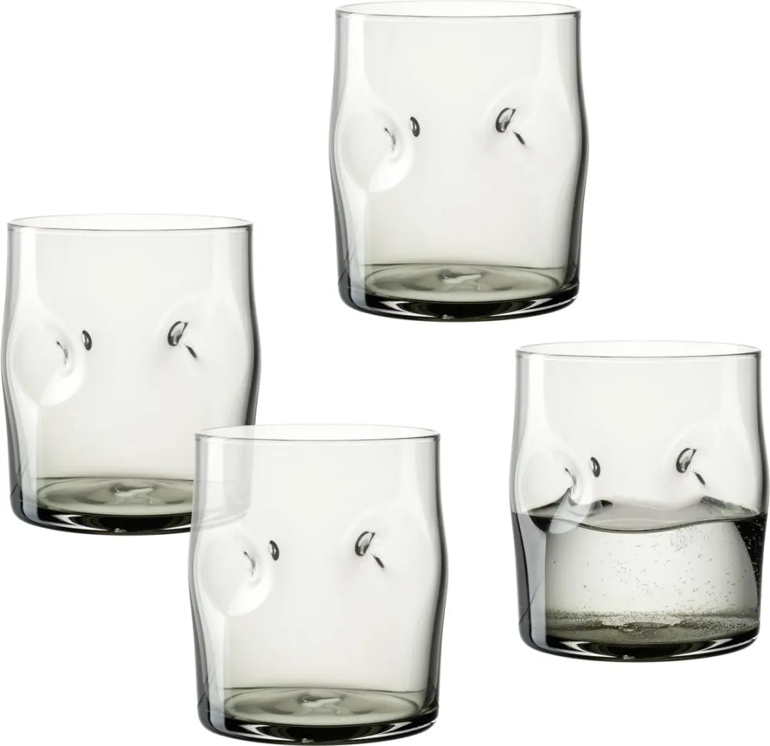 Leonardo VESUVIO Drinkglas 300ml grijs