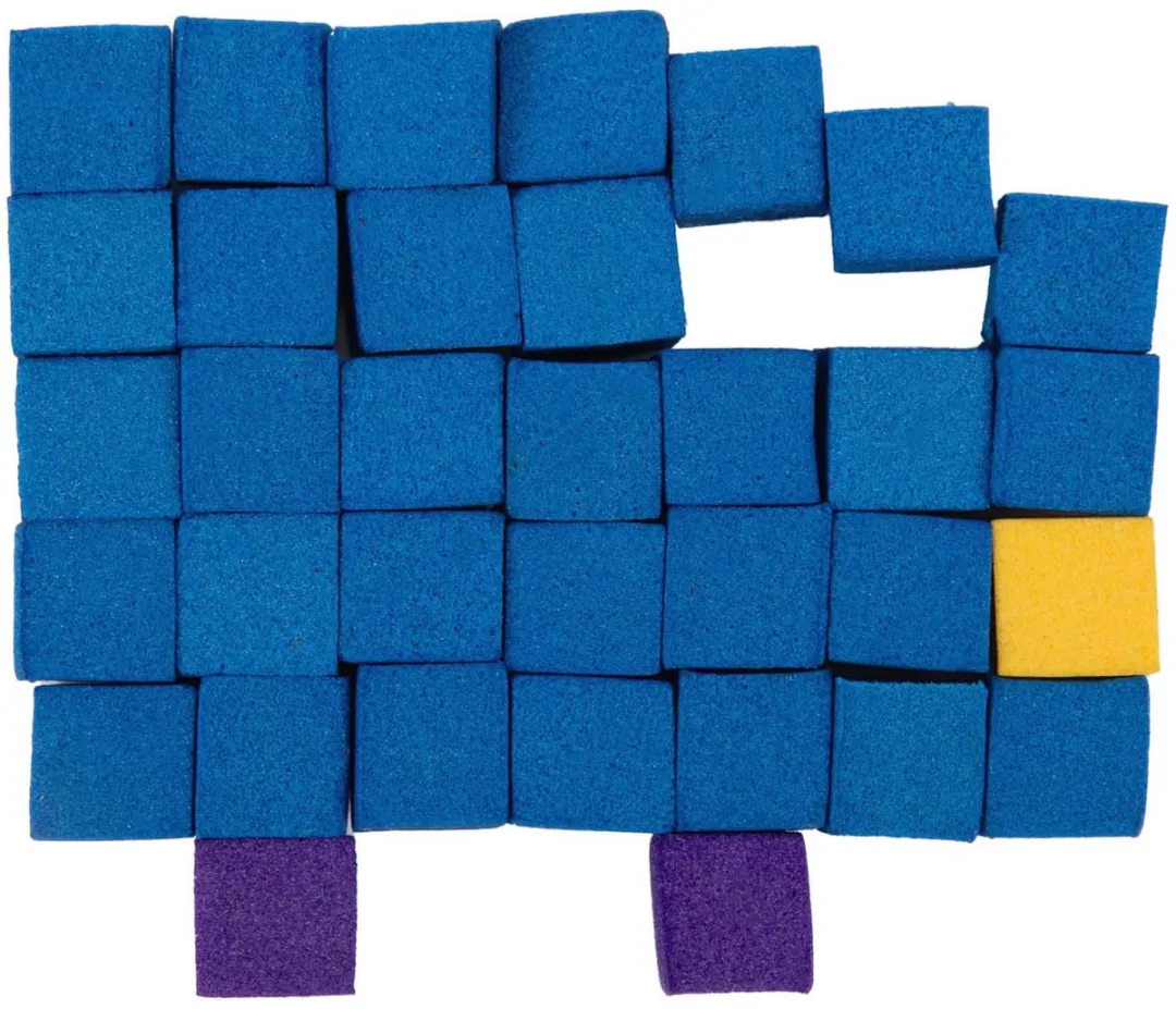 Toi-Toys Fun Mini Foamblokken - 150 Stuks - Multicolor