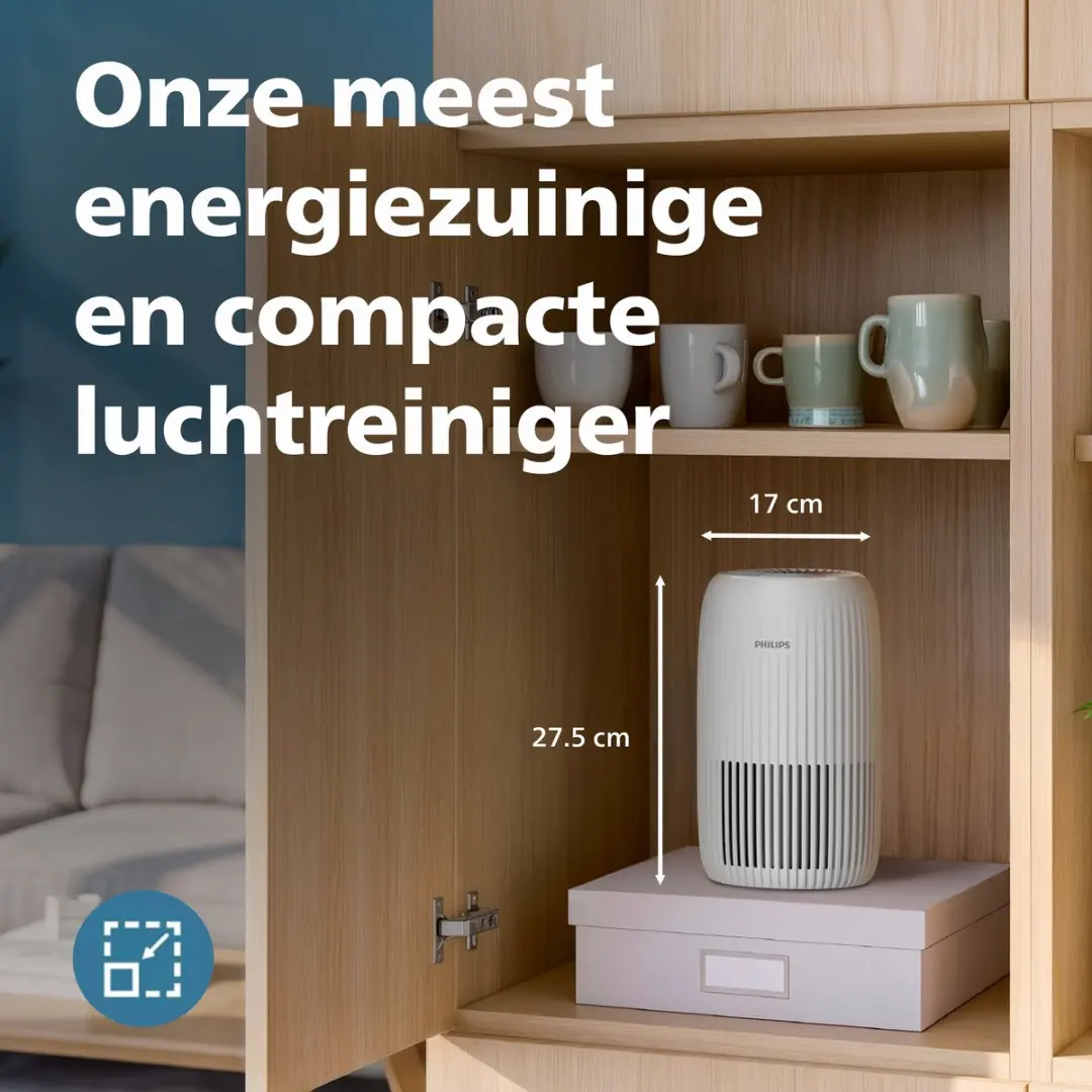 Philips AC0520/10 Luchtreiniger - Wit - afbeelding 6 van 6