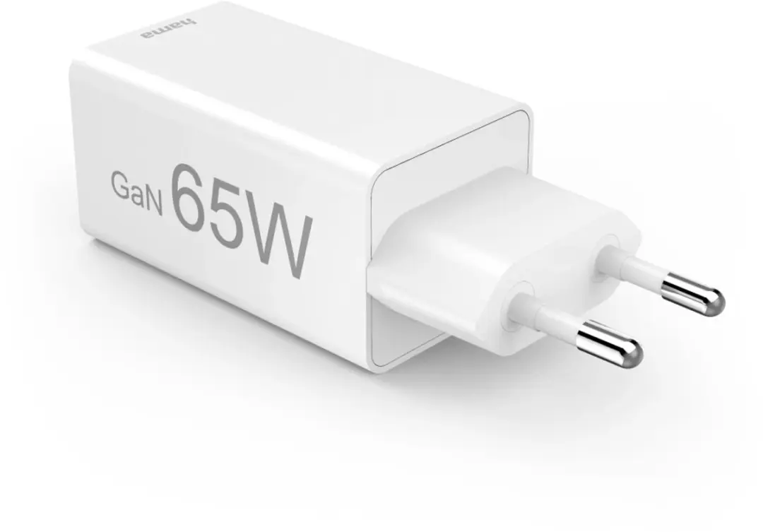 Hama 00201994 Snellader GaN 2x USB-C 65W - Wit - afbeelding 4 van 6