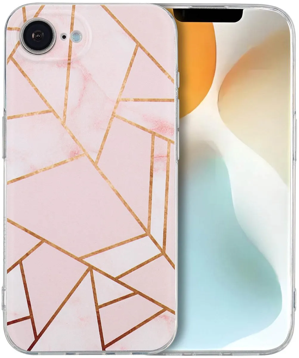 Imoshion iPhone 16e Hoesje Pink Graphic