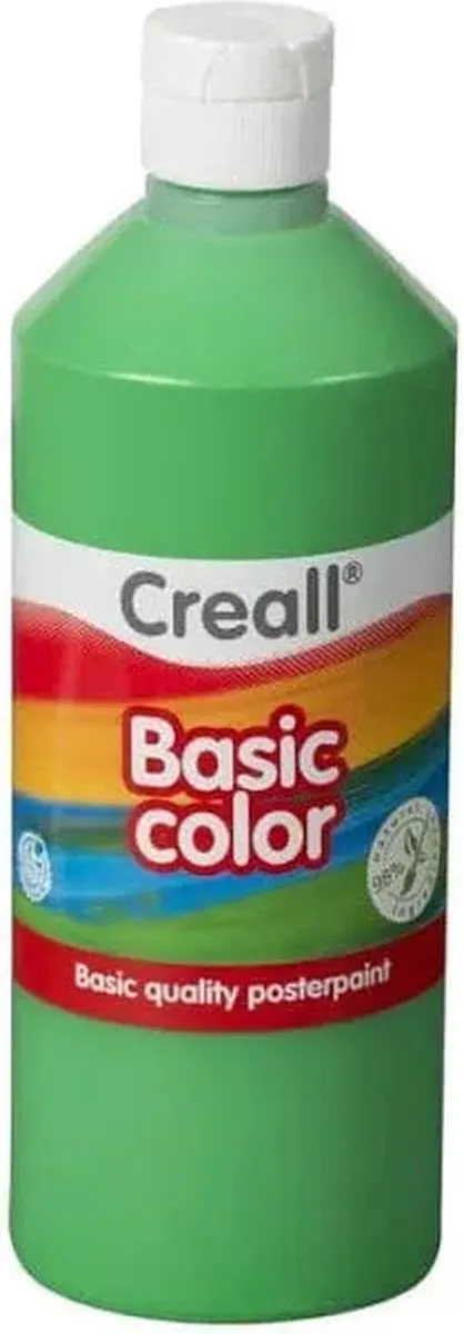 Creall Basic Plakkaatverf Middengroen 500ml