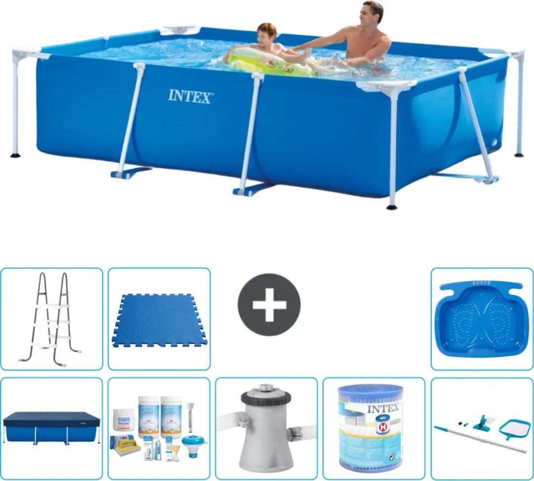 Intex Frame Zwembad 260x160cm Blauw - 2282L - MPN 28271NP - afbeelding 3 van 6