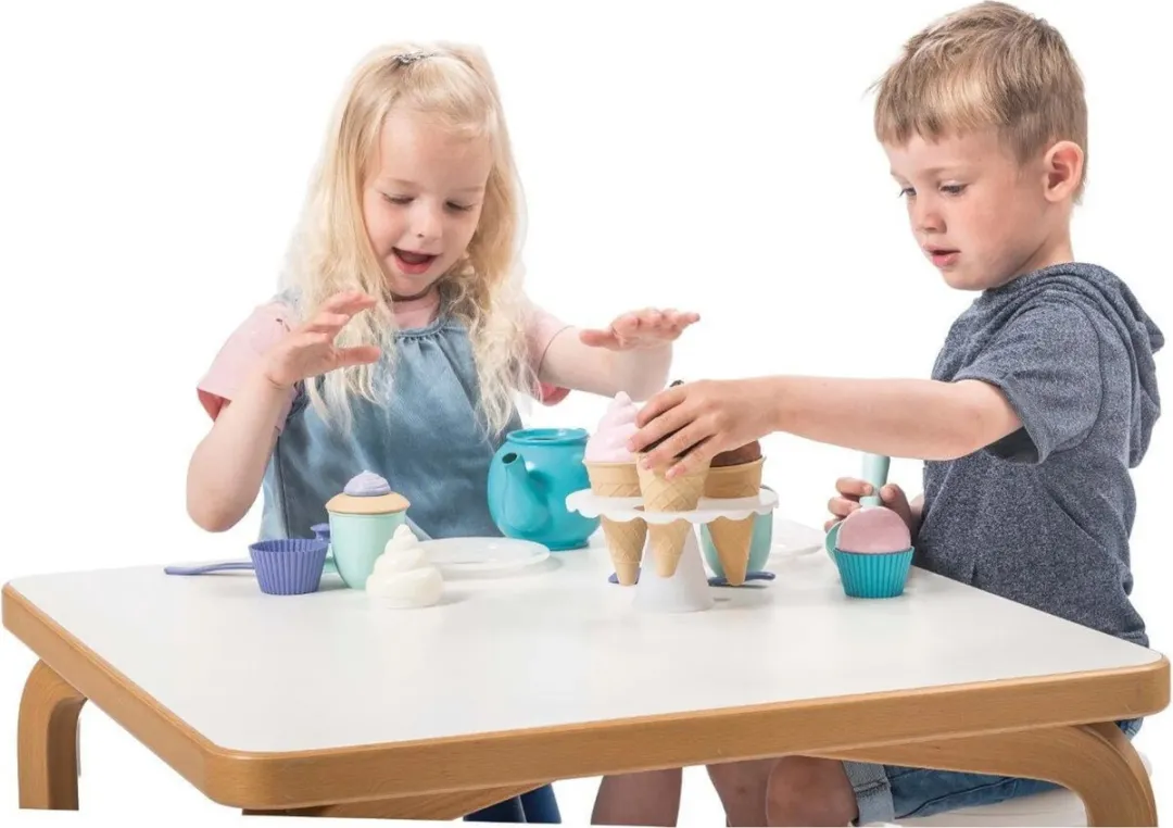 Dantoy Thorbjørn IJssalon Speelset – 15-delig IJs Speelgoed – Duurzaam BioPlastic – Vanaf 2 jaar