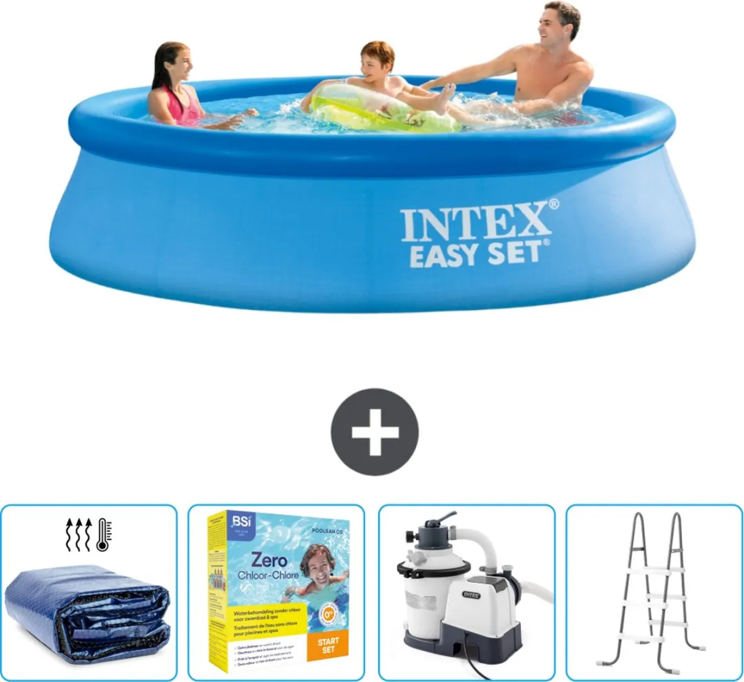 Intex Easy Set Zwembad 305x76cm - Blauw - 3853L