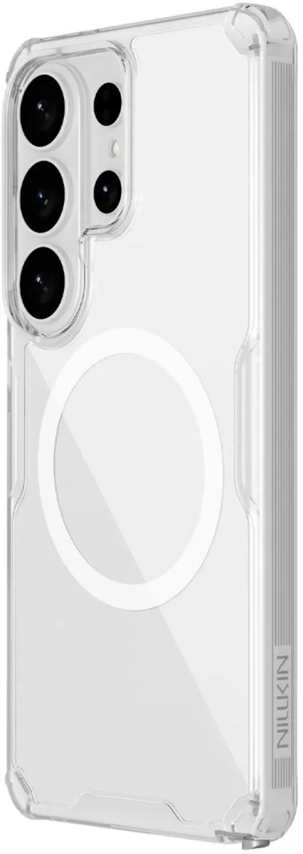 Nillkin Nature Pro Magnetic Hoesje S26 Ultra - MagSafe & Qi2 - Wit