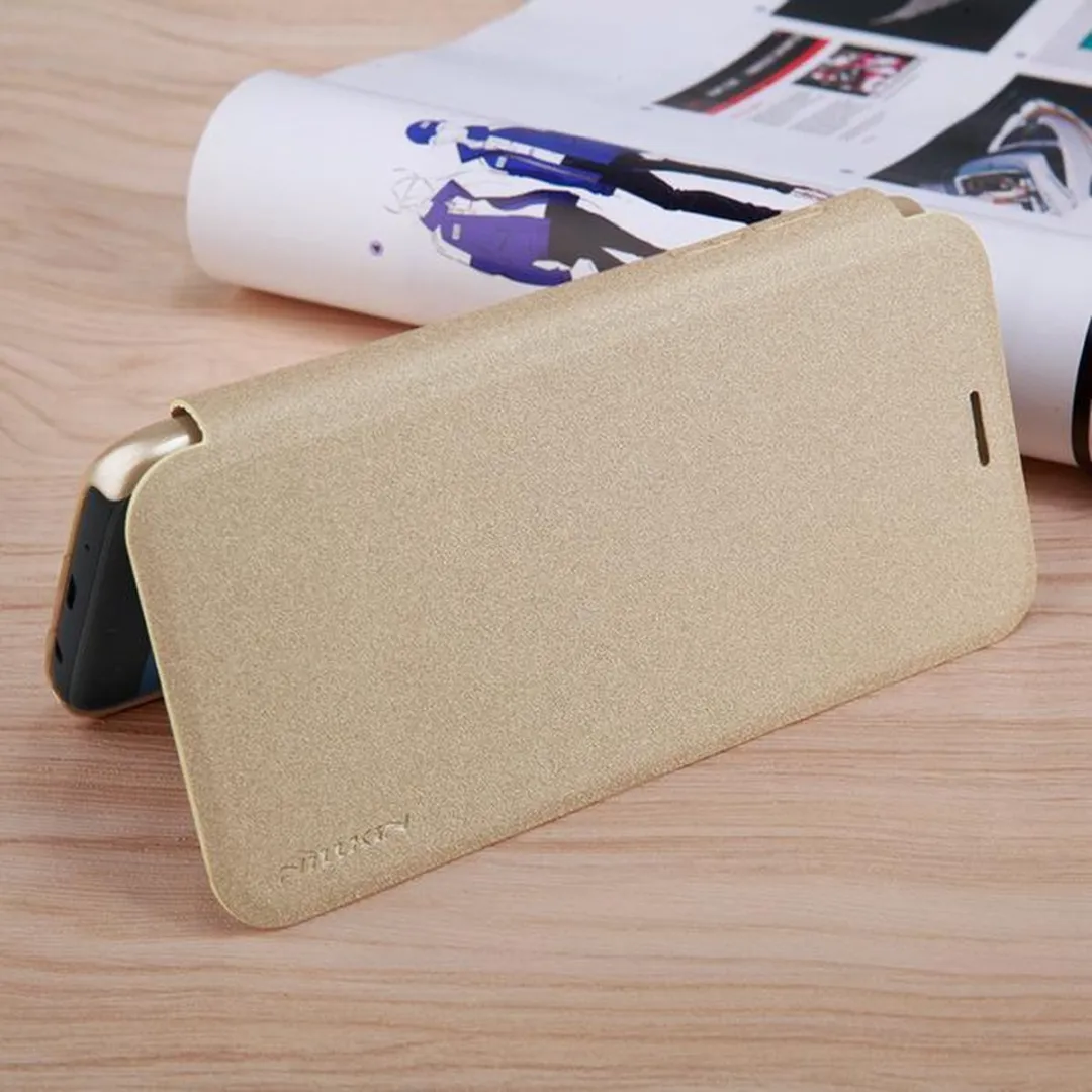 Nillkin New Sparkle BookCase Samsung Galaxy J7 (2017) - Goud - afbeelding 6 van 6