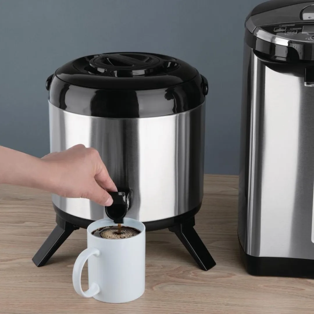 Olympia DH709 RVS Drankdispenser 6L - Zilver/Zwart