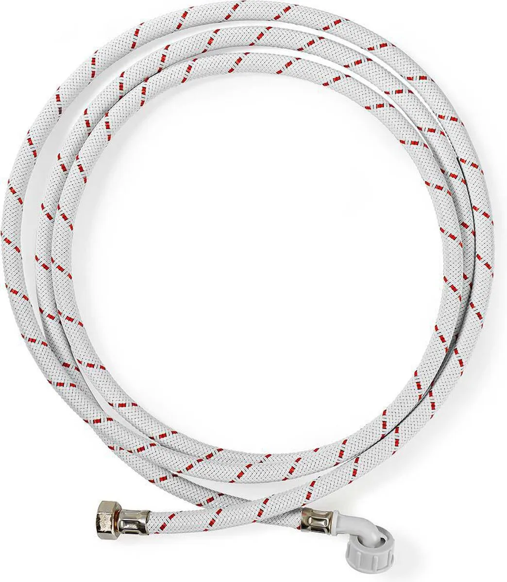 Nedis Nylon Toevoerslang WAIH3412SH1N30 3m - 10 Bar - Rood/Wit