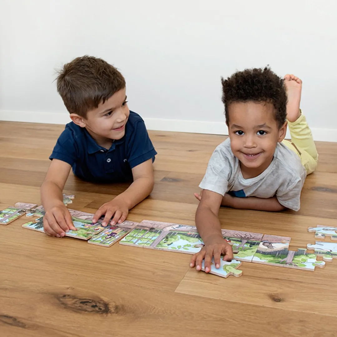 Beleduc Ontdek Het Bos Vloerpuzzel 35 Stuks - Multicolor
