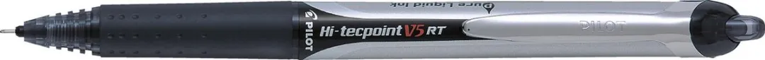 Pilot Hi-Tecpoint V5 Rollerpen - Zwart 0.3mm