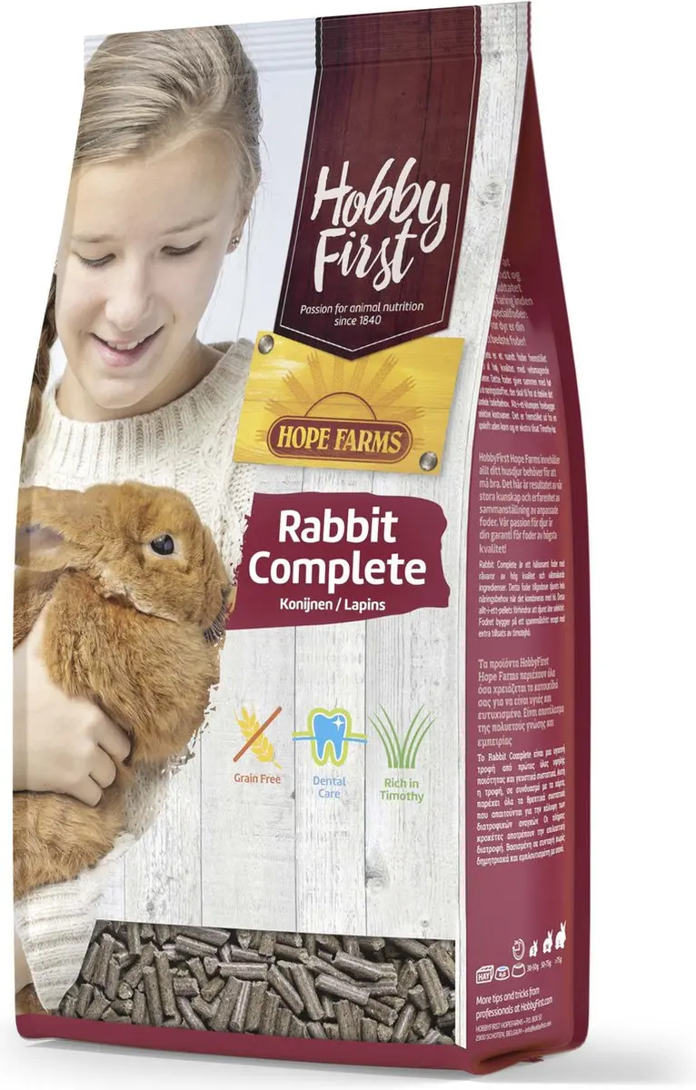 HobbyFirst Hope Farms Konijn Complete - Konijnenvoer - 10 kg - afbeelding 2 van 5