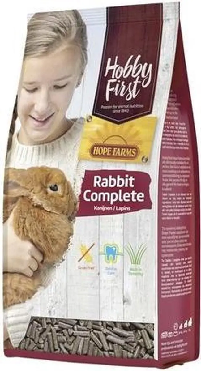 HobbyFirst Hope Farms Konijn Complete - Konijnenvoer - 10 kg - afbeelding 4 van 5