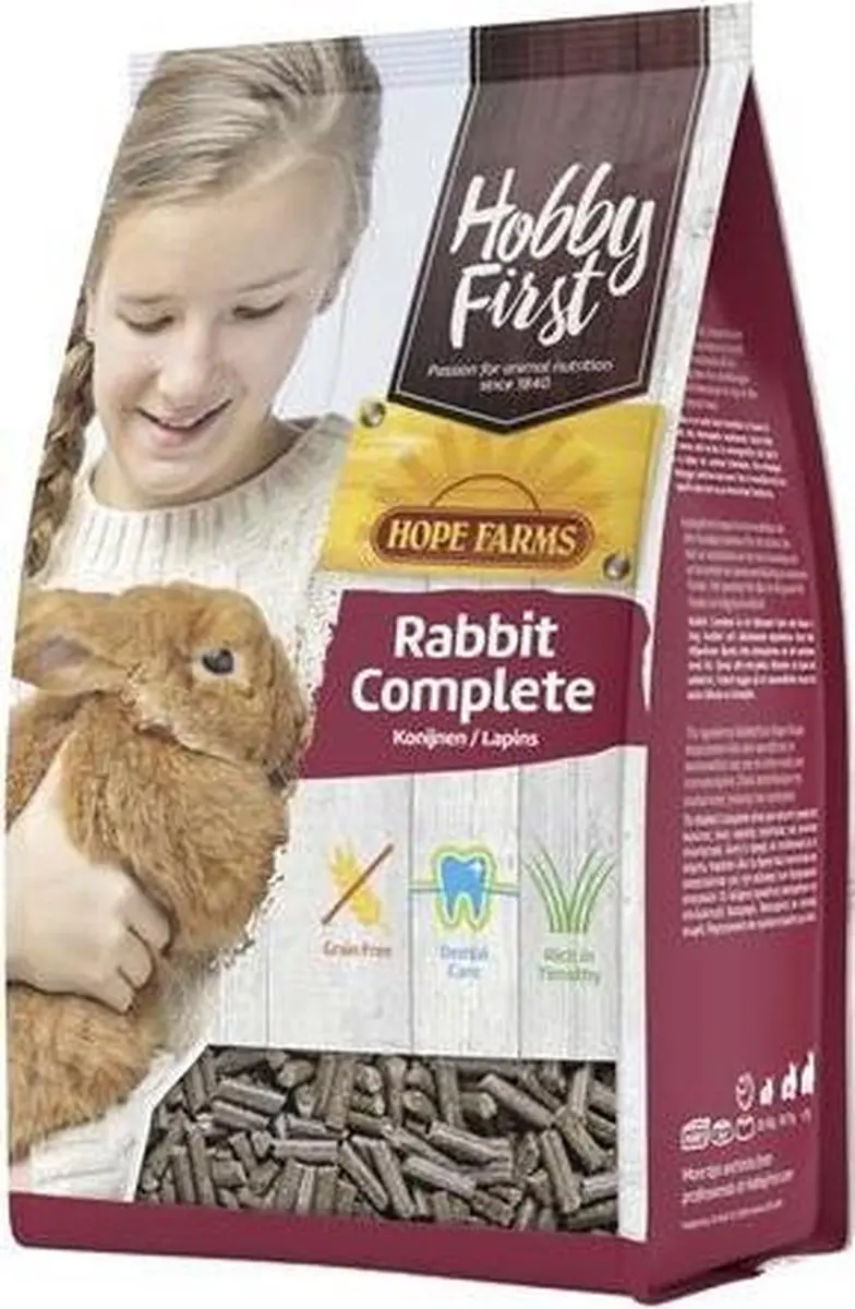 HobbyFirst Hope Farms Konijn Complete - Konijnenvoer - 10 kg - afbeelding 3 van 5