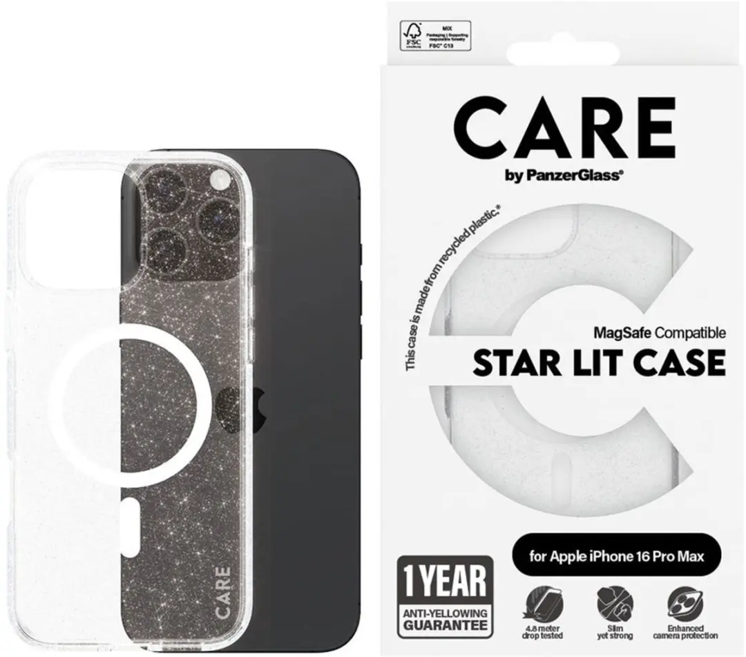 PanzerGlass CARE Star Lit Hoesje iPhone 16 Pro Max - afbeelding 3 van 5