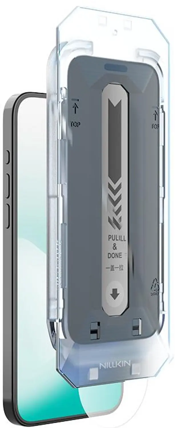 Nillkin Privacy iPhone 17 Air Beschermfolie - Zwart - afbeelding 2 van 4