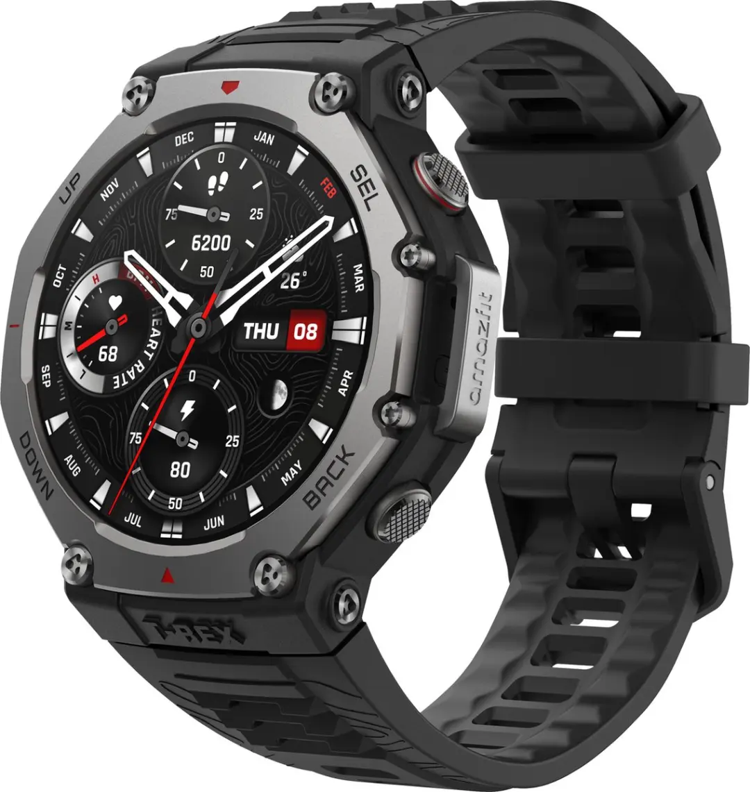 Amazfit T-Rex 3 W2323GL1N Smartwatch - Zwart - afbeelding 3 van 6