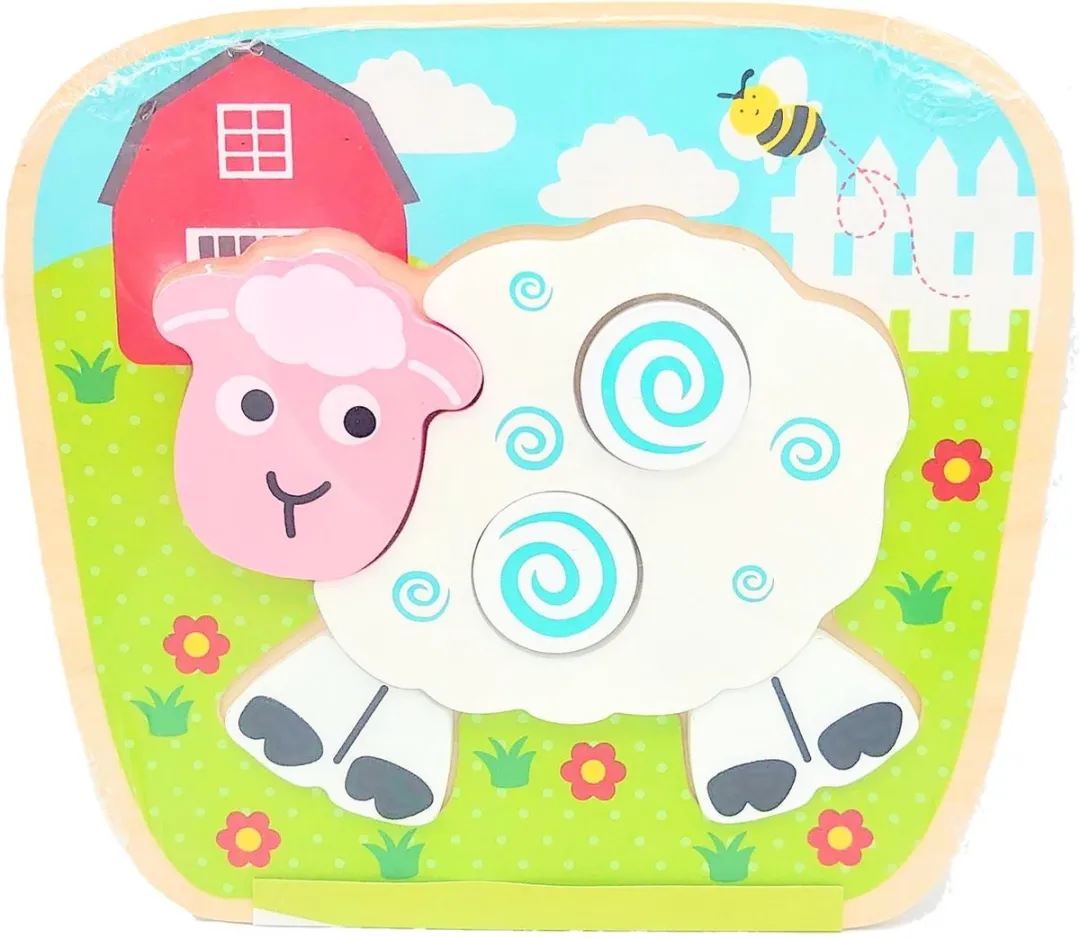 Simply for Kids Houten Vormenpuzzel Schaap SG39011