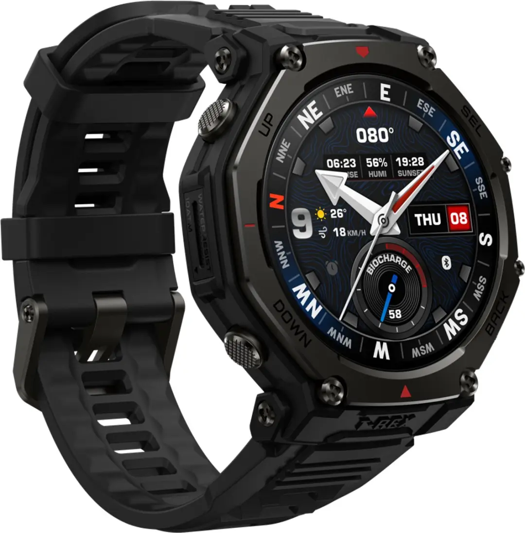 Amazfit T-Rex 3 Pro 48mm - Zwart - afbeelding 3 van 6