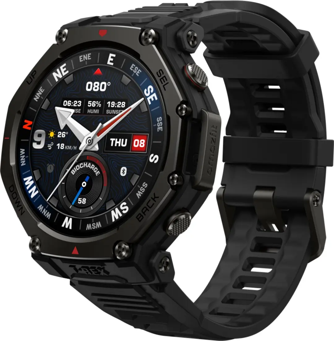 Amazfit T-Rex 3 Pro 48mm - Zwart - afbeelding 2 van 6