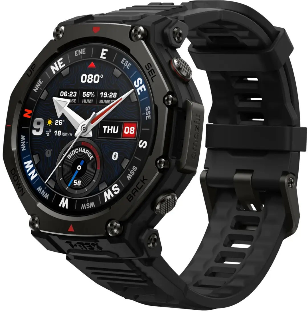 Amazfit T-Rex 3 Pro 44mm Smartwatch - Zwart - afbeelding 6 van 6