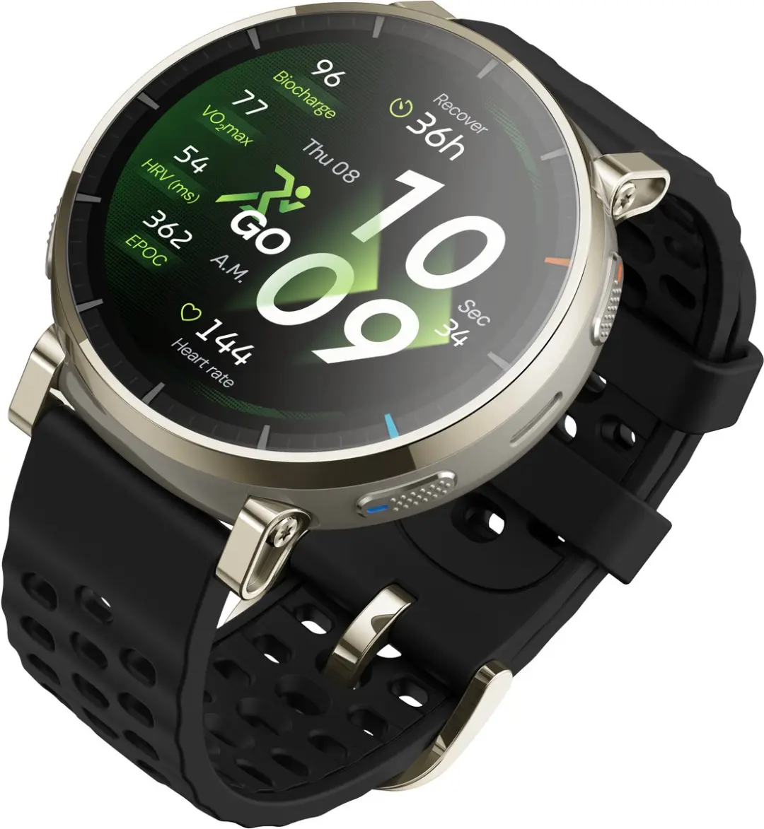 Amazfit Active 3 Premium Smartwatch - 45mm - Zilver/Zwart - afbeelding 5 van 6
