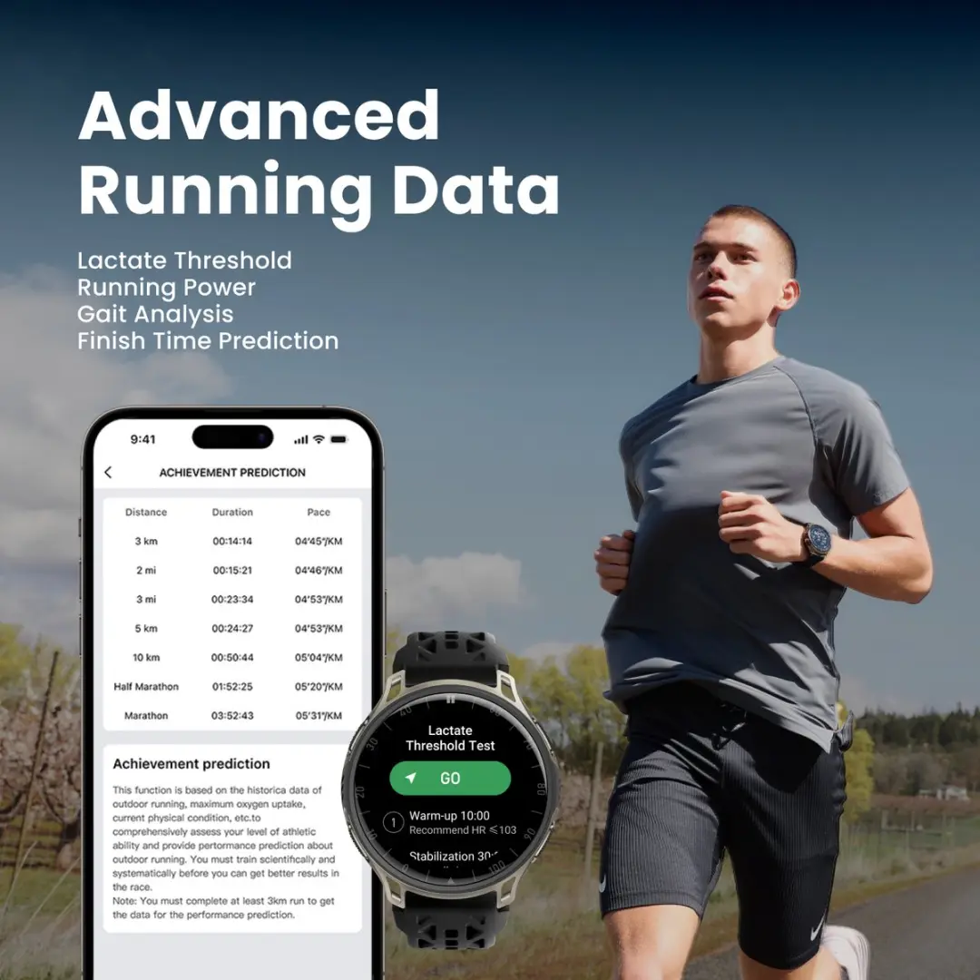 Amazfit Cheetah 2 Pro W2563CN1N Smartwatch - Zwart - afbeelding 5 van 6
