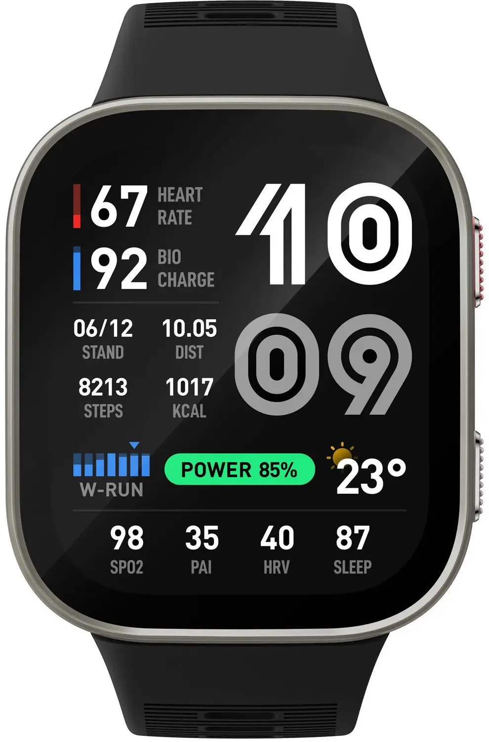 Amazfit Bip Max W2568EU1N Smartwatch - Zilver - afbeelding 6 van 6