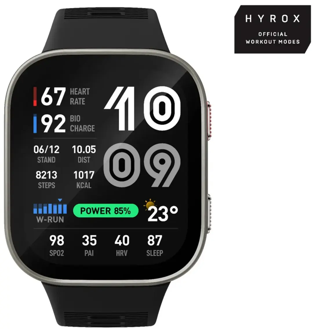 Amazfit Bip Max W2568EU1N Smartwatch - Zilver - afbeelding 5 van 6