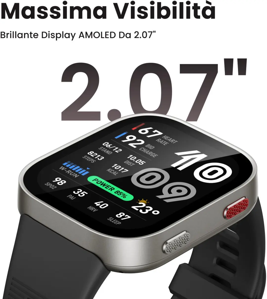 Amazfit Bip Max Smartwatch - 49mm - Grijs - afbeelding 4 van 5