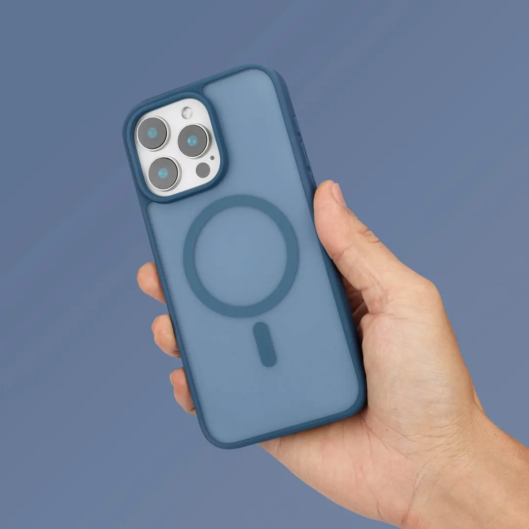 Imoshion Hoesje iPhone 15 Pro Max MagSafe Donkerblauw