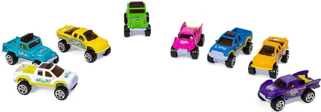 Eurekakids Pick-Up Truck Set - 8 Stuks Metaal