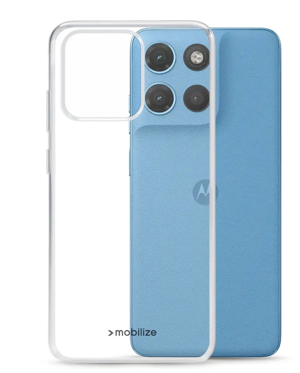 Mobilize Gelly Doorzichtig Motorola Moto G17 Power Hoesje Flexibel TPU Backcover