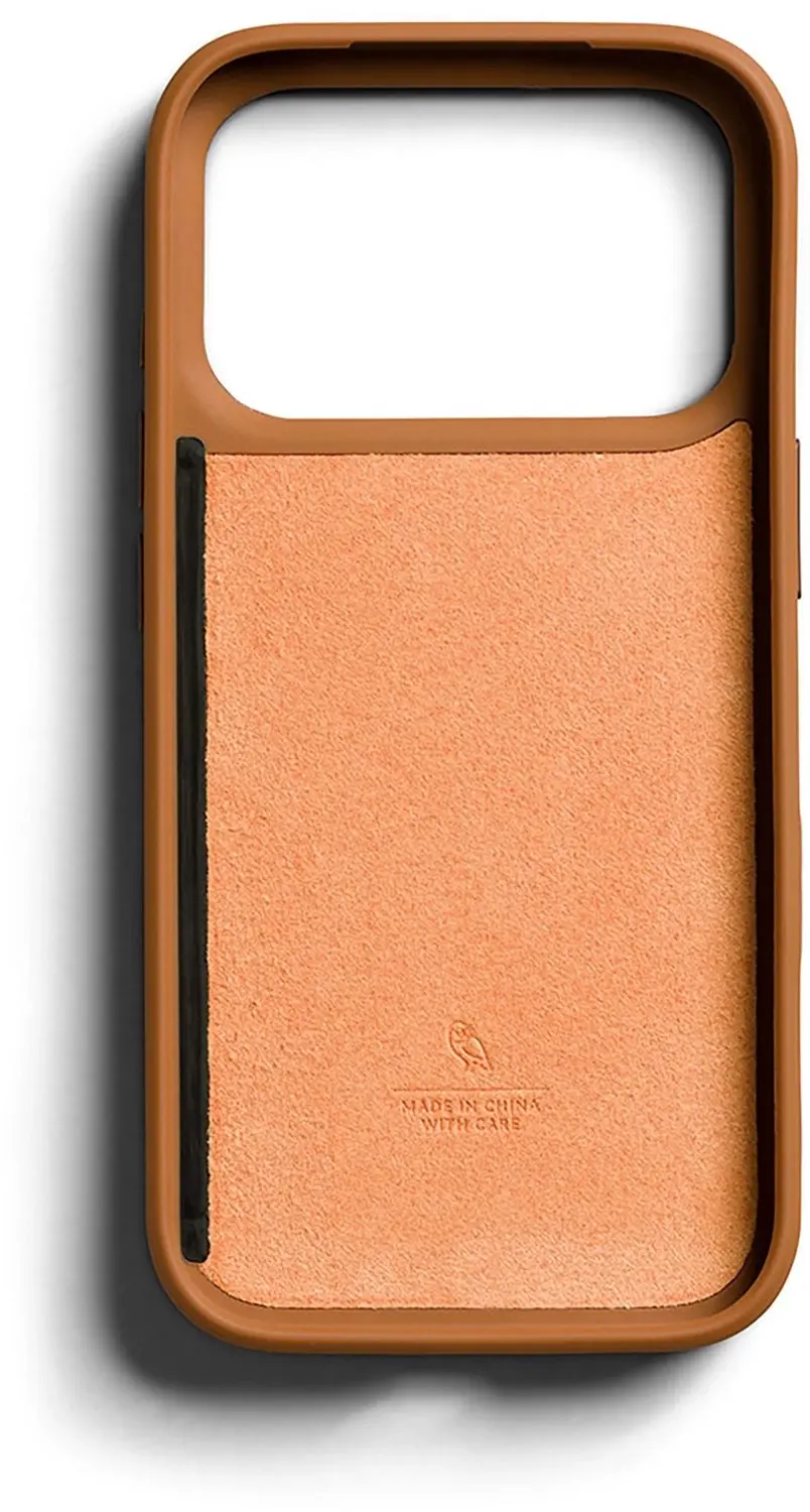 Bellroy Full Leather 3 Card Hoesje iPhone 18 Pro - Tan - afbeelding 2 van 6