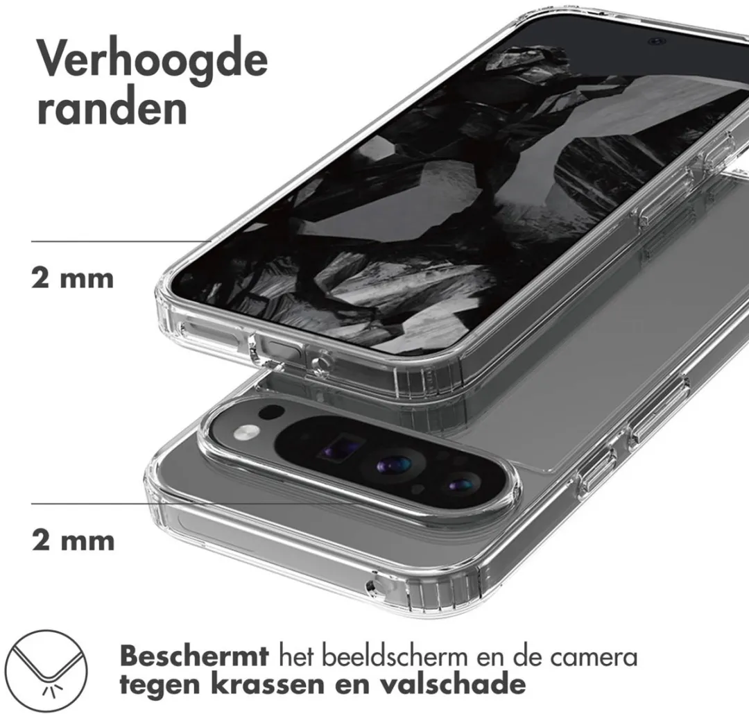 Accezz Xtreme Impact Backcover 2.0 Hoesje - Google Pixel 9 Pro XL - Transparant