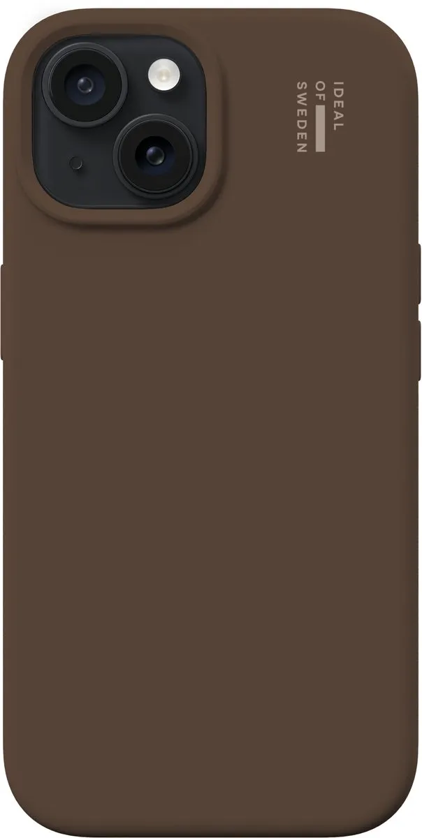 iDeal of Sweden Silicone Hoesje iPhone 13/14/15/16e - Mocha Mousse - MagSafe