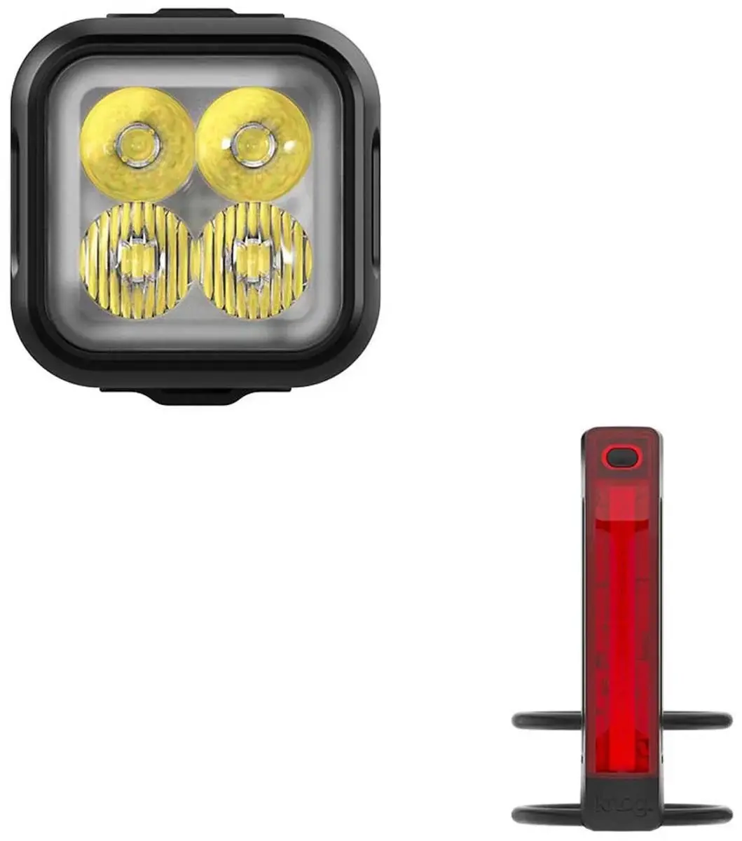 Knog Blinder 600 + Plus Lichtset - Zwart - afbeelding 3 van 6