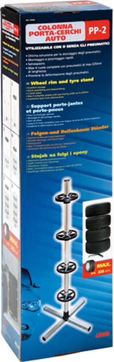 Lampa Velgenboom voor 4 Wielen - tot 225mm - Zwart - afbeelding 4 van 5