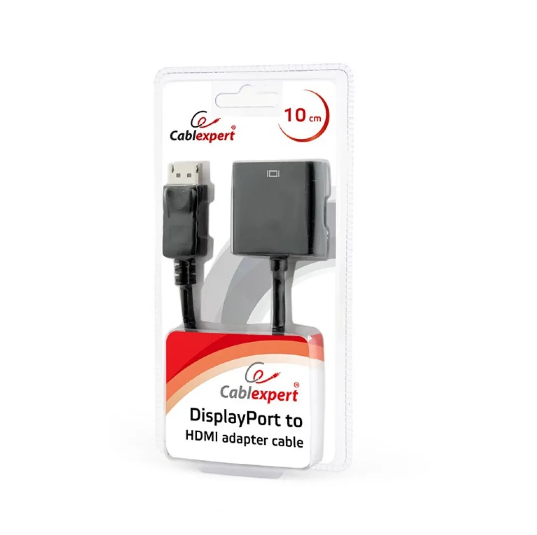 DisplayPort naar HDMI adapter zwart, Blister verpakking