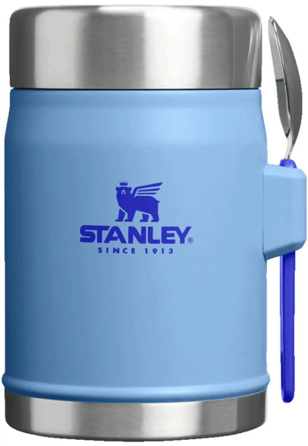 Stanley The Legendary Classic Food Jar + Spork - 0.4l - Blauw - afbeelding 4 van 4