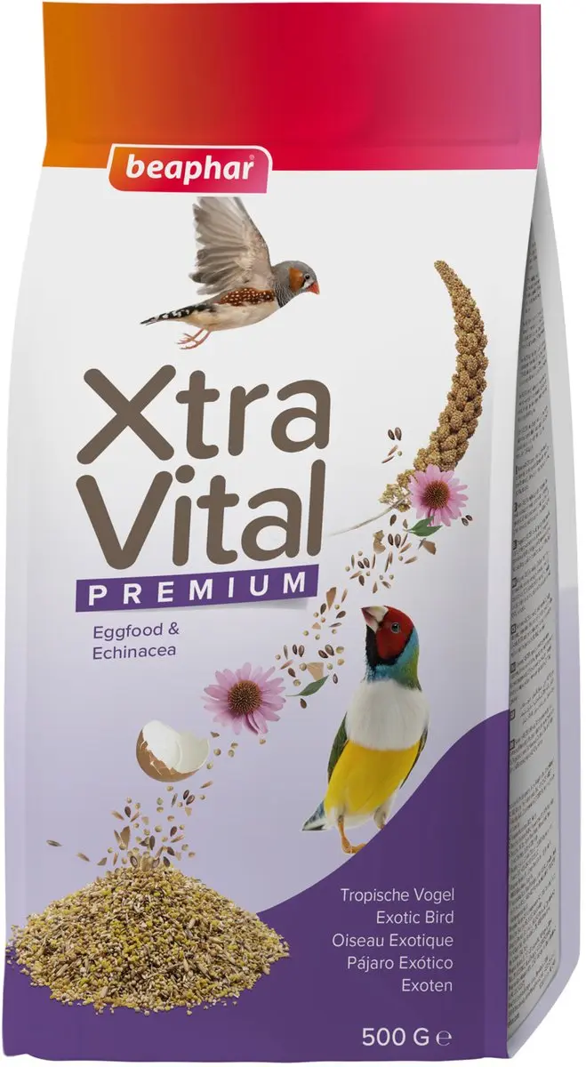 Beaphar Xtravital Tropische Vogelvoer 500g - afbeelding 2 van 6