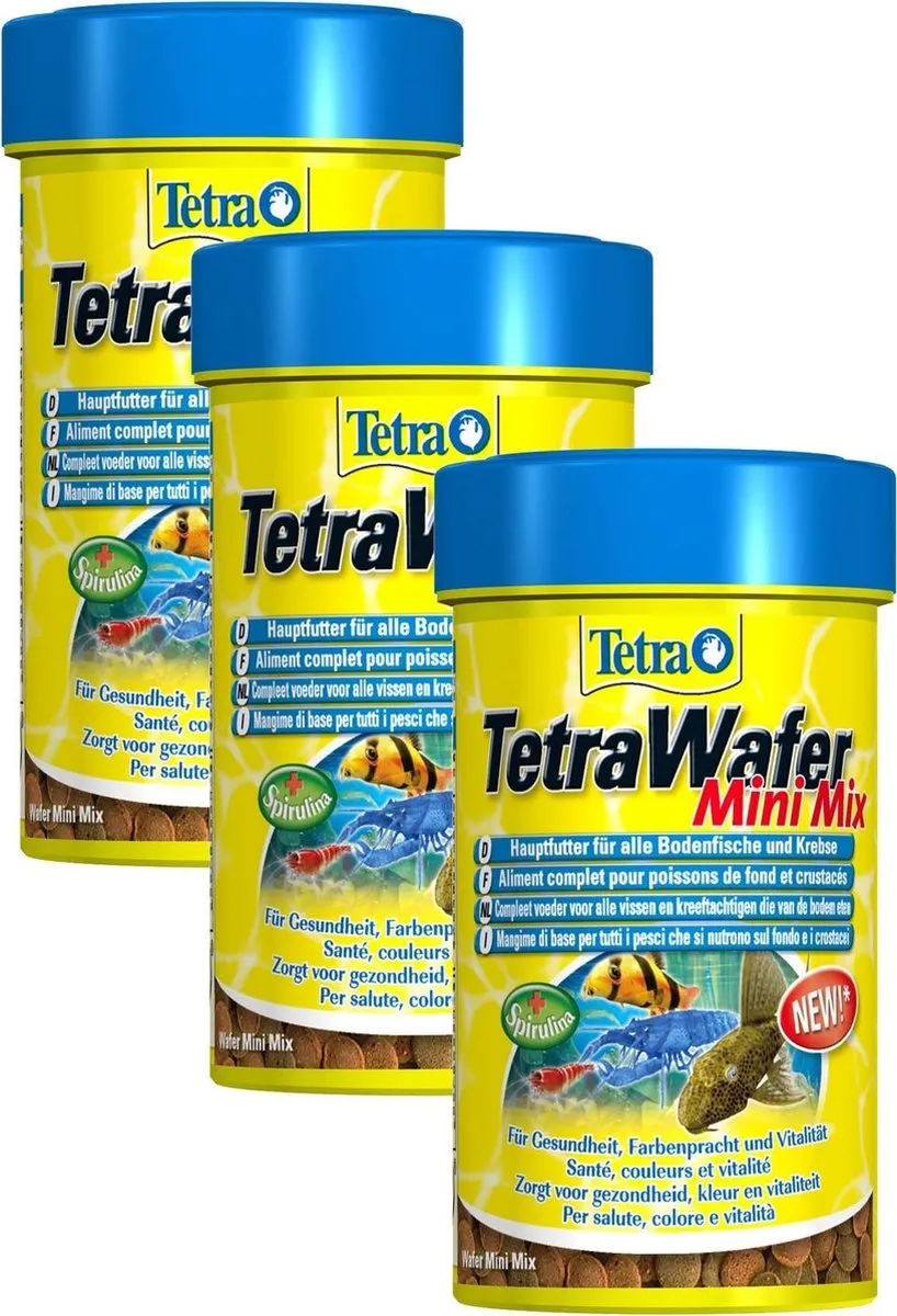 Tetra Wafermix Mini Vissenvoer - 3x100ml