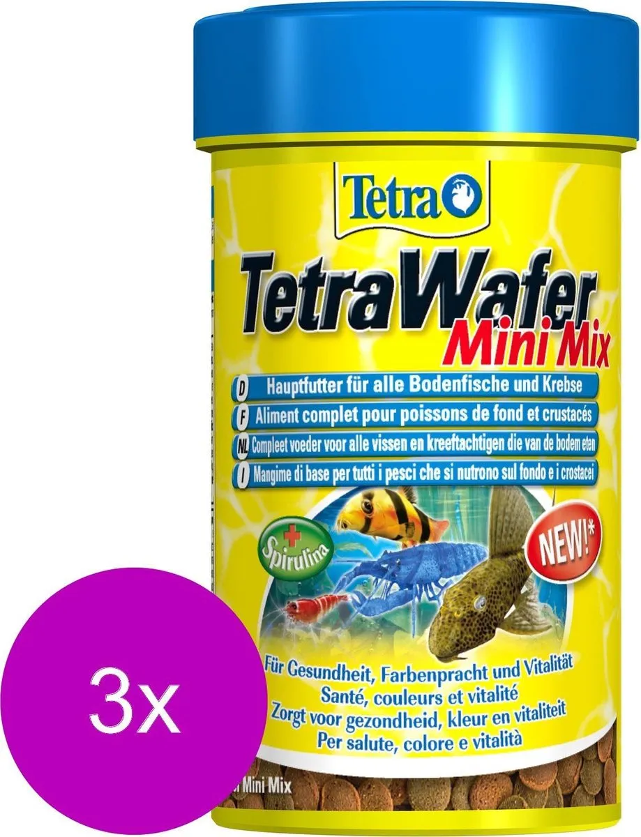 Tetra Wafermix Mini Vissenvoer