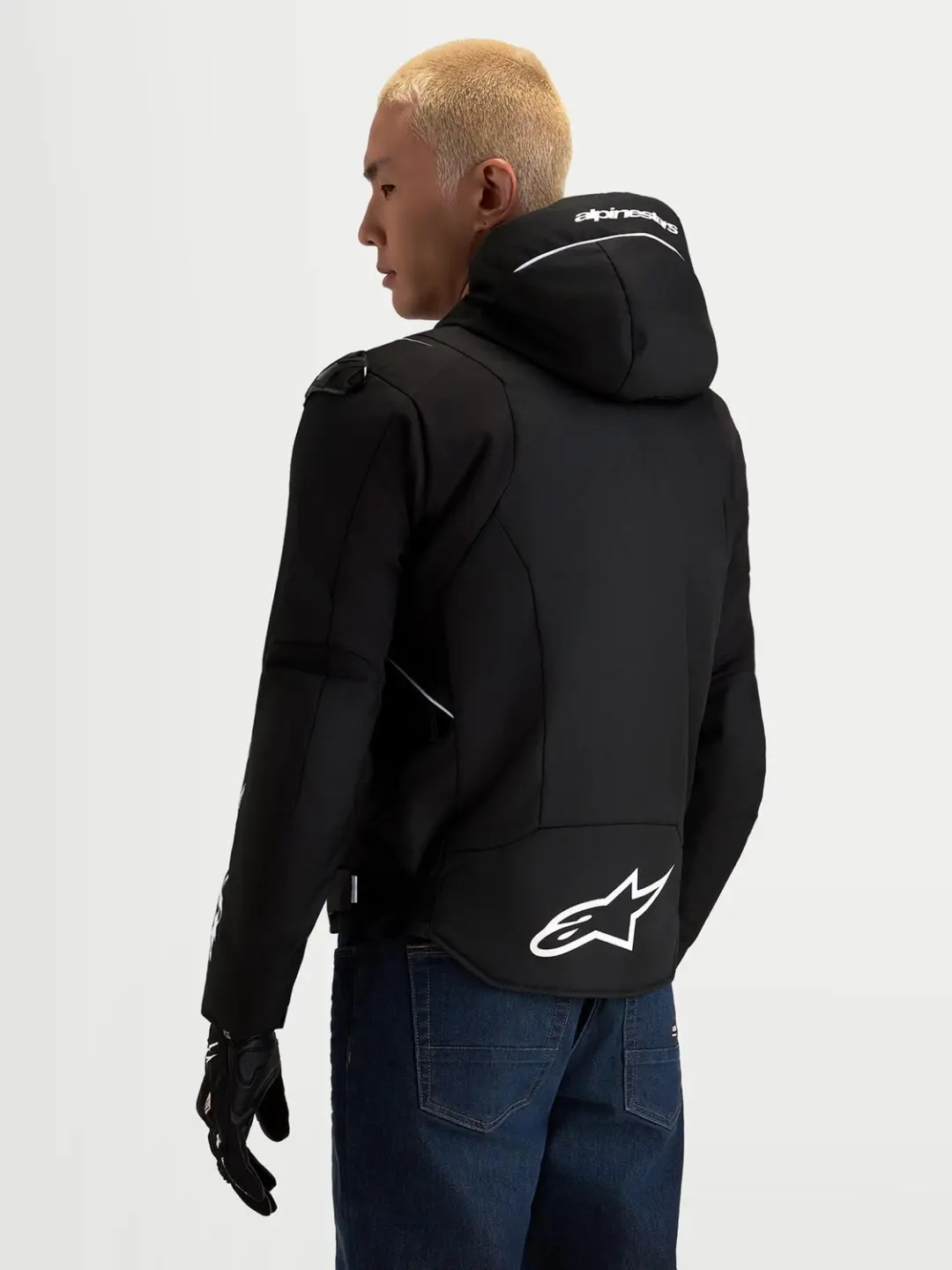 Alpinestars Zaca V2 Waterdichte Motorjas - Zwart/Wit - M - afbeelding 3 van 6
