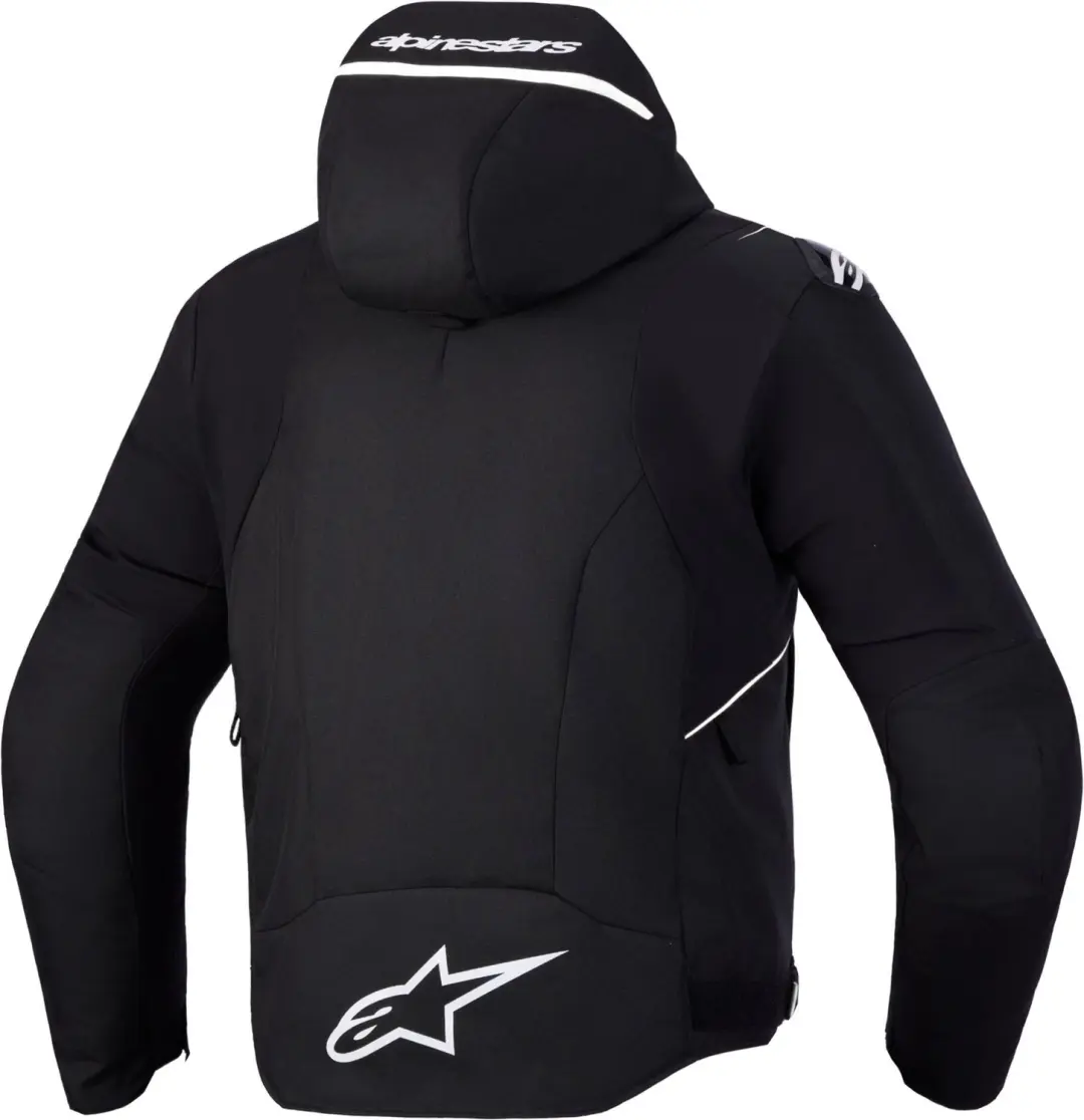 Alpinestars Zaca V2 Waterdichte Motorjas - Zwart/Wit - M - afbeelding 2 van 6