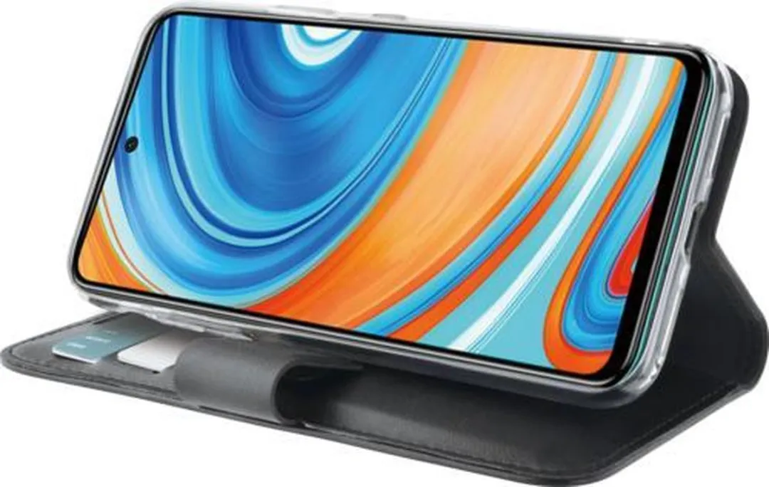 Azuri Walletcase AZ-WALCLRXMRDMN9P-CL voor Xiaomi Redmi Note 9 Pro - 3 Pasjes - Zwart