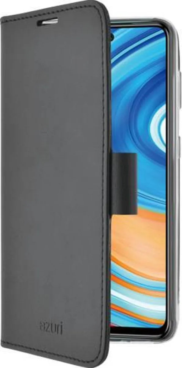 Azuri Walletcase AZ-WALCLRXMRDMN9P-CL voor Xiaomi Redmi Note 9 Pro - 3 Pasjes - Zwart - afbeelding 6 van 6