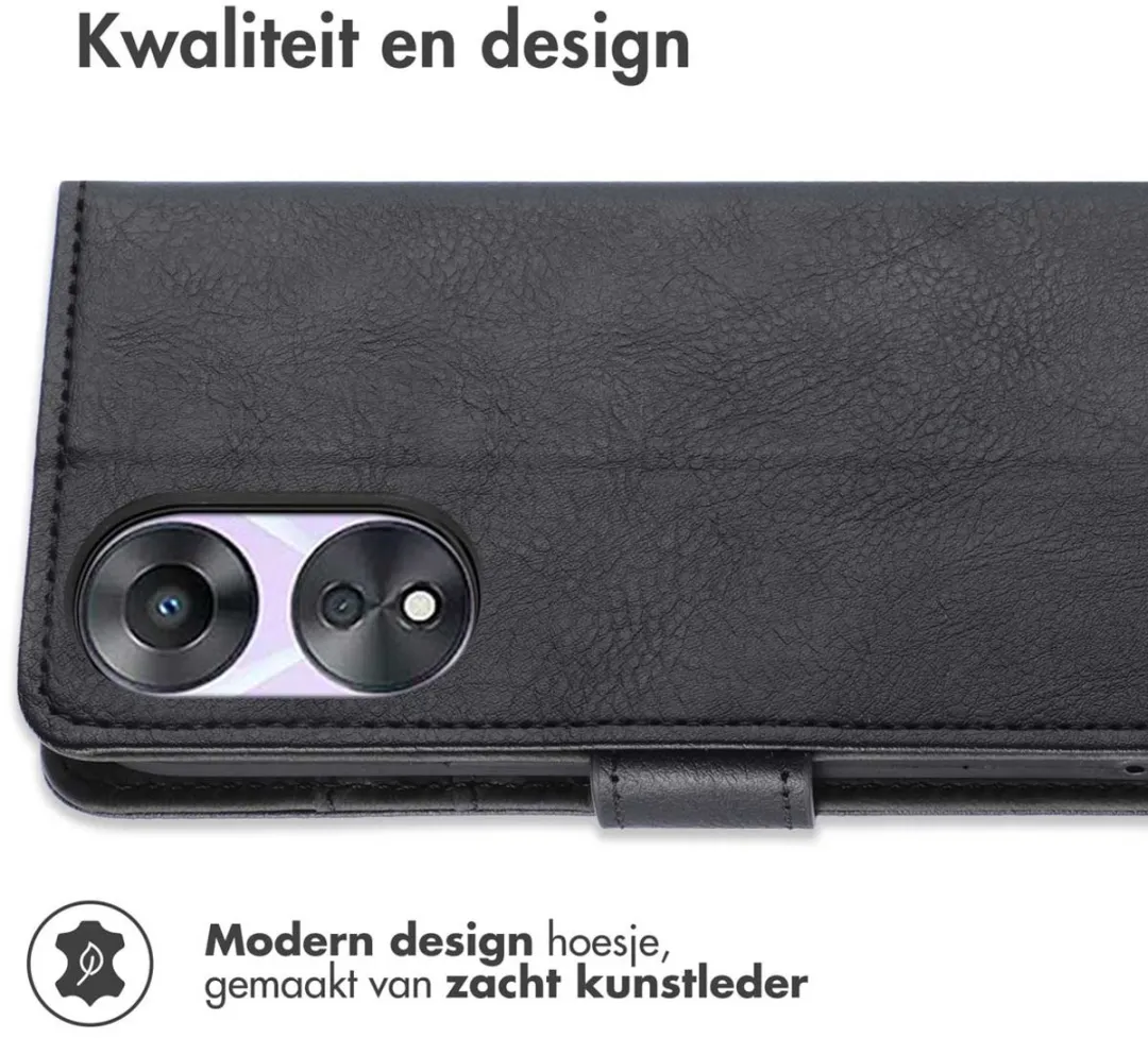 imoshion Hoesje Oppo A78 - 3 Pasjes - Zwart